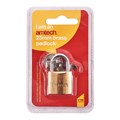 Amtech 25mm Brass Tri Circle Padlock